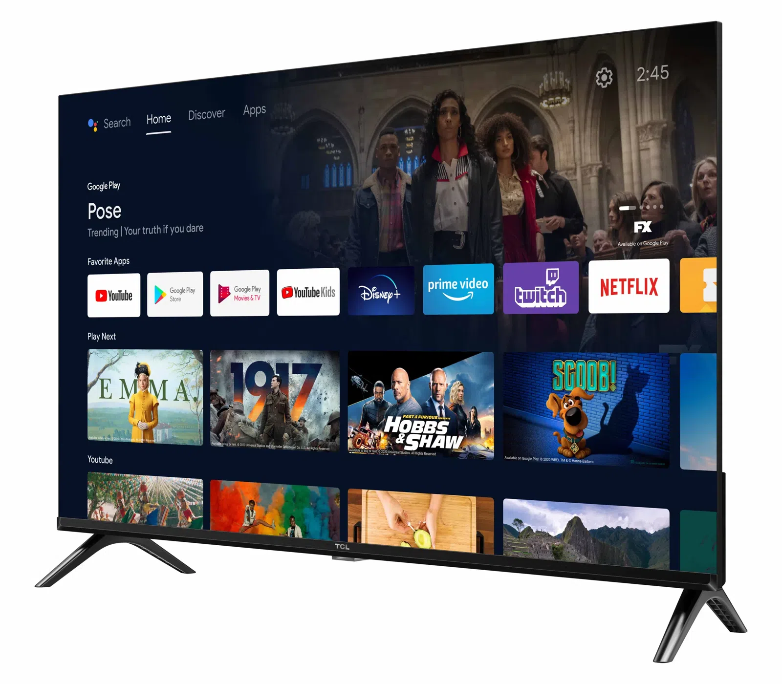 TCL 32S5400A – 32″ Smart LED TV (Google