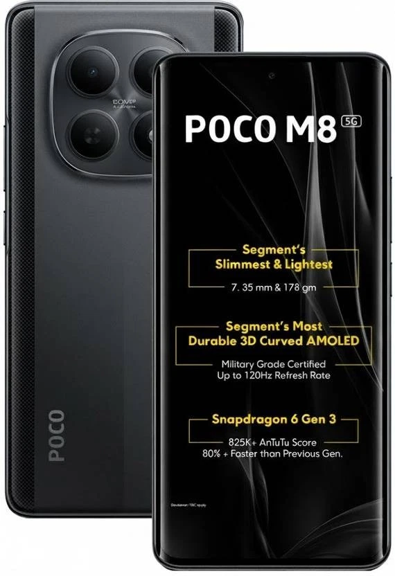Xiaomi Poco M8 4G Ram 8GB Internal 256GB